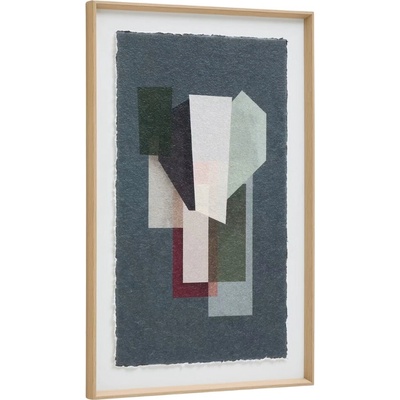 Kave Home Abstraktní obraz Veluni 90 x 60 cm