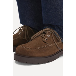 Birkenstock половинки обувки мъжки от велур Highwood Moc Lace Low