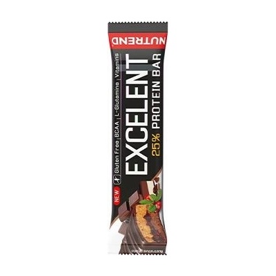 Nutrend Excelent Protein Bar Double čok+nug s brus.85 g