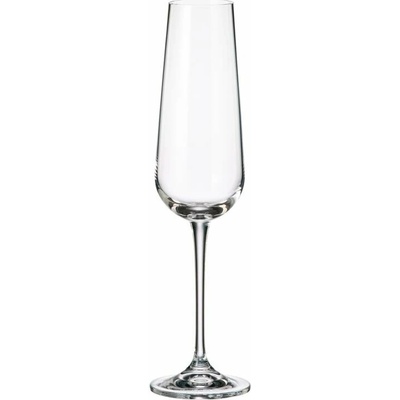 Crystal Bohemia BOHEMIA ARDEA POHÁR NA ŠAMPANSKÉ 220ML SADA 6 x