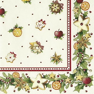 IHR Villeroy & Boch Winter Bakery Cukroví Ubrousky 33x33cm