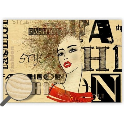 Obraz dřevěný: Fashion, 485x340