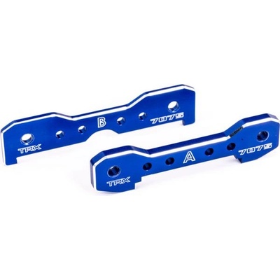 Traxxas преден алуминиев съединител синьо анодиран (за Sledge)