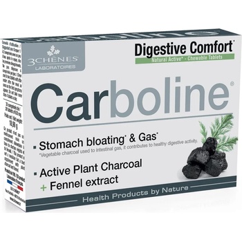 3 Chênes Таблетки за освобождаване от чревни газове 3CHENES Carboline, 30 таблетки (CARB)