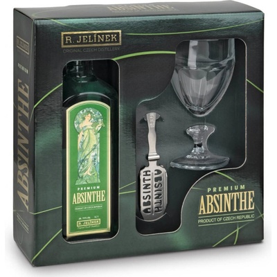 Premium Absinthe 70% 0,7 l (darčekové balenie 1 pohár)