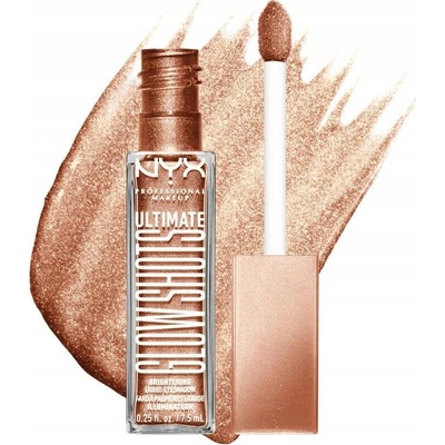 NYX Professional Makeup Ultimate Glow Shots třpytivé tekuté oční stíny 06 Golden Goji 7,5 ml