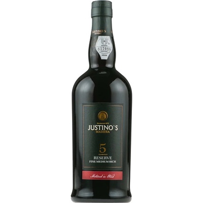 Justino's Madeira Reserve Fine Medium Rich 5y 19% 0,75 l (čistá fľaša)