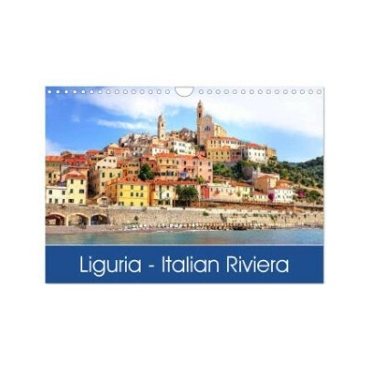 Liguria Italian Riviera Wall DIN A4 landscape CALVENDO 12 Month Wall 2026