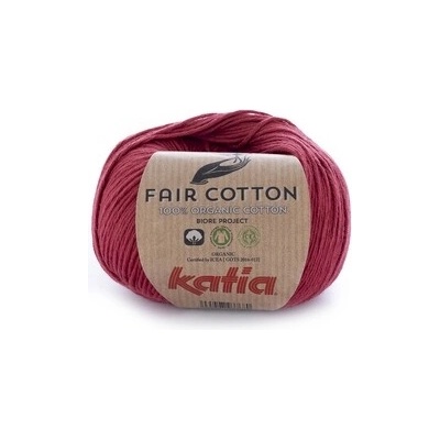 FAIR COTTON Katia Farby FAIR COTTON: 27 vínová