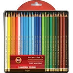 KOH-I-NOOR Polycolor Artist's Coloured Pencils Комплект цветни моливи Пейзаж 24 бр (3824024015PL)