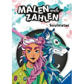 Ravensburger Malen nach Zahlen Soulmates - Manga und Anime - 32 Motive für Stiftepackungen mit 24 Farben (Stifte nicht enthalten) - Malbuch mit nummer