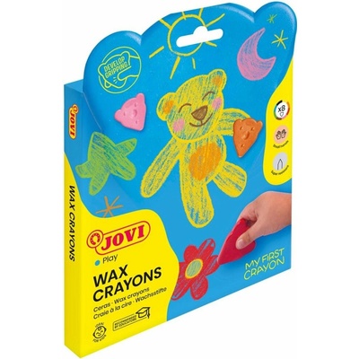 JOVI Trojuholníkové voskovky 8 ks