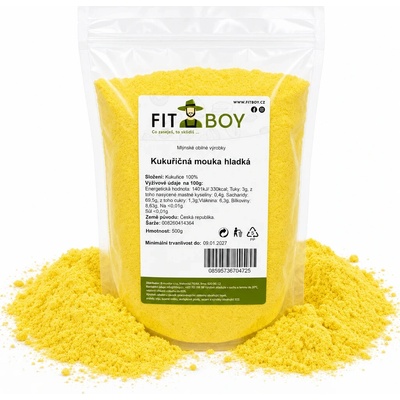 Fitboy Kukuričná múka hladká 0,5 kg