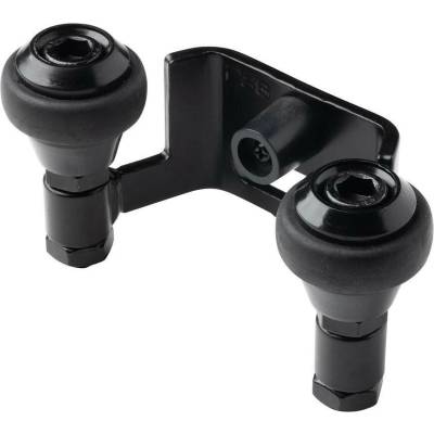 Držák PSG 60.023.9005, 60 mm, horní, pro posuvné brány (2 válečky), černý RAL9005