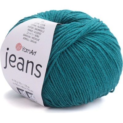 Yarn Art příze YarnArt Jeans 63 zelený petrol