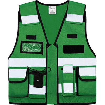 Korntex Bonn reflexná vesta pre špeciálne jednotky KX040 Green