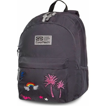 COOLPACK Ученическа раница CoolPack Hippie Sparkling Badges Grey (B33085)