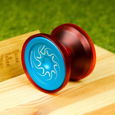 Nine Dragons YoyoFactory freestyle kovové yoyo Aqua-red