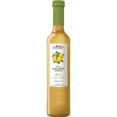 Darbo Sirup ze sicilských citronů se sníženým obsahem cukru 0,5 l