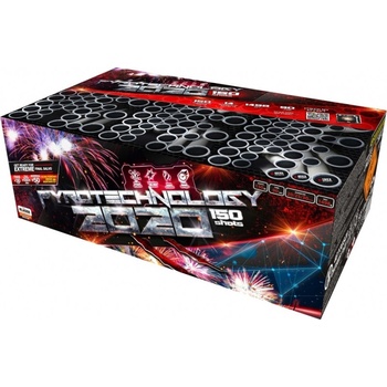 Kompaktný ohňostroj 150 ran 20 25 30 mm Pyrotechnology 2020