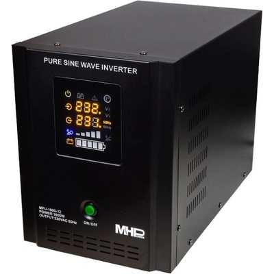 MHPower MPU-1600-12 12V/230V 1600W, funkce UPS, čistý sinus