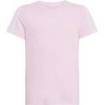adidas Детска спортна тениска adidas Kid's Training Essential 3 Stripes Tee T-shirt - Clear Pink / White - размер 170 (EU) (704-4542-0516)