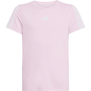 adidas Детска спортна тениска adidas Kid's Training Essential 3 Stripes Tee T-shirt - Clear Pink / White - размер 170 (EU) (704-4542-0516)