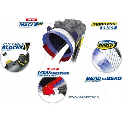 Michelin DH Mud 27.5, 27.5x2.40“, 61-584