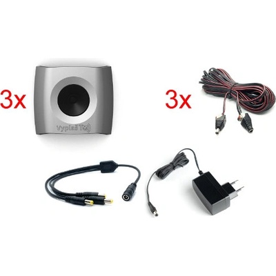 Vyplašto Sada plašiček kun 3-pack šedá