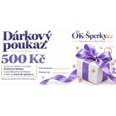 Dárkový poukaz 500 Kč