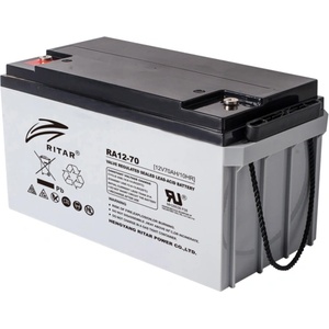 Ritar Оловна батерия RITAR, (RA12-70) AGM, 12V, 70 Ah, 350 /167 /182 mm, Терминал F11(M6) (RITAR-RA12-70) - megamag