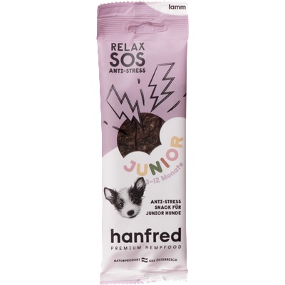 Hanfred Relax SOS Anti-Stress - за млади кучета - Агнешко