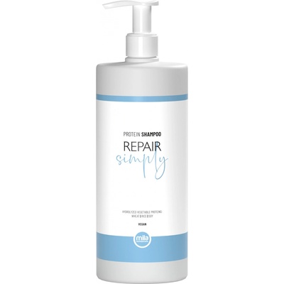 Mila Professional Protein Shampoo Proteínový šampón na regeneráciu vlasov Repair Simply 950 ml