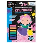 DERFORM Drawing set with pastels Ksiezniczki KIDEA