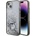 KARL LAGERFELD Кейс Karl Lagerfeld Liquid Glitter Choupette за iPhone 15 Plus, прозрачен (KF001800-0)