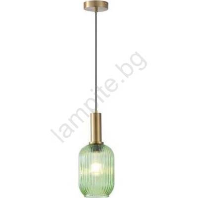 EUROLAMP Пендел 1xE27/15W/230V зелен 13 см (EU0326)