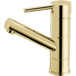 FDesign Смесител за мивка FDesign Flusso с мобилен чучур в лъскаво златисто (FD1-FLS-2A-55)