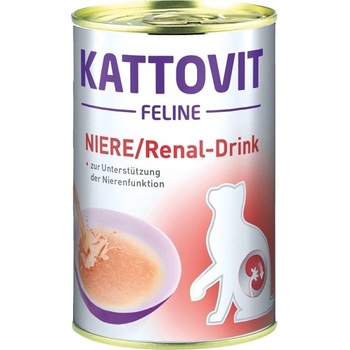 Kattovit Cat Diet Drinks Niere Renal Drink kachna 135 ml