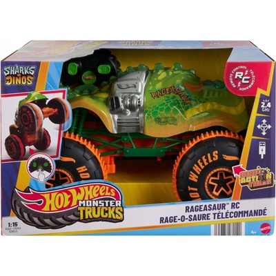 Mattel Hot Wheels Monster Trucks RC Rageasaur 1:15