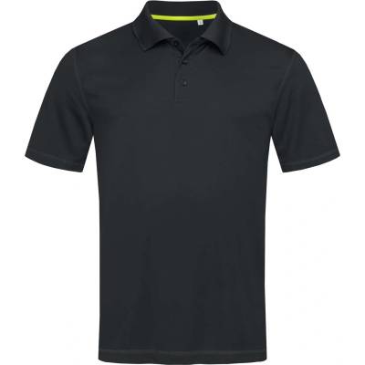 Stedman mesh polo st8450 / Мъжка спортна поло тениска - черна xl (st8450bloxl)