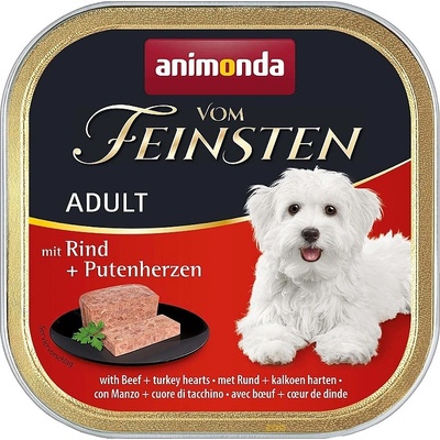 Animonda Vom Feinsten Adult Dog hovädzie bravčové a morčacie srdce 150 g