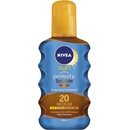 Nivea Sun Protect & Bronze olej na opalování spray podporující zhnědnutí SPF20 200 ml