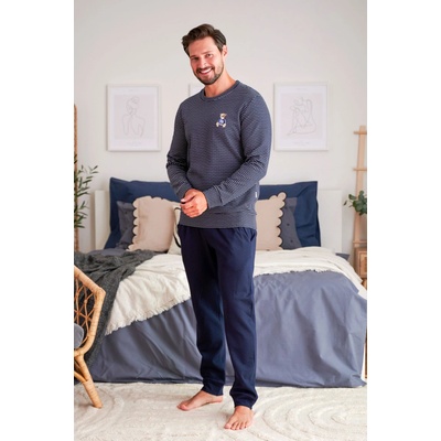 Doctor nap pánske pyžamo 5251 Teddy navy blue