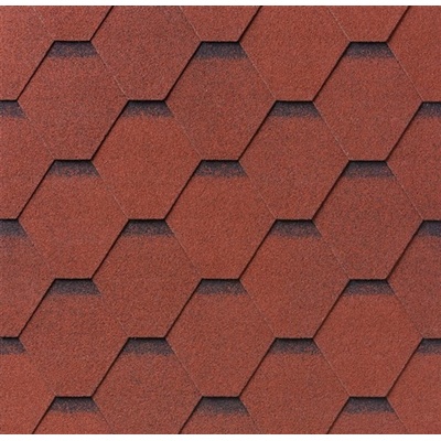 IKO Superglass Hex 3 tabulový 20 červená ultra 1 m²