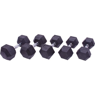 Sportago Hexagon Sada činek - 10 + 12,5 + 15 + 17,5 + 20 kg