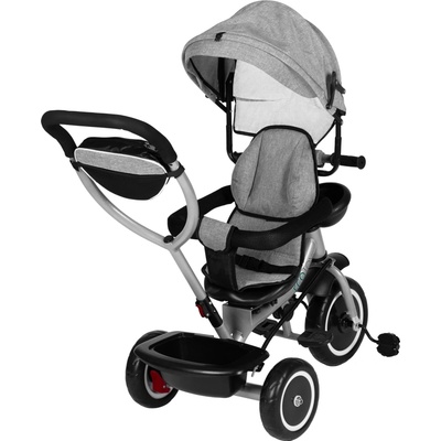 ECOTOYS WQL 066 kočárek s otočným sedátkem 360 2 v 1 šedá
