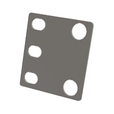 GUNKO 1u Адаптивна планка за преобразуване на 21" в 19", 2 бр (pa 00 21 19bp)