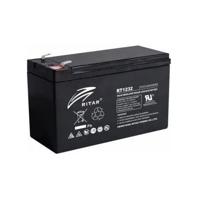 Ritar power Оловна батерия RITAR (RT1213), 12V/1.3Ah, AGM 98/43, 5/53 mm, RITAR-RT1213