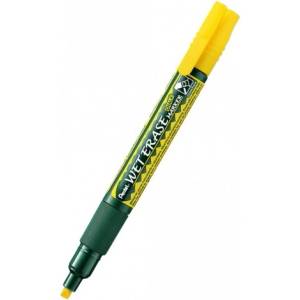 Pentel Маркер Pentel SMW26, жълт, от 2.0 до 4.0 mm, за различни повърхности, тебеширен, с два върха (OK27915)