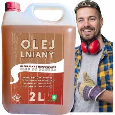 Lněný olej na dřevo impregnace 2l přírodní